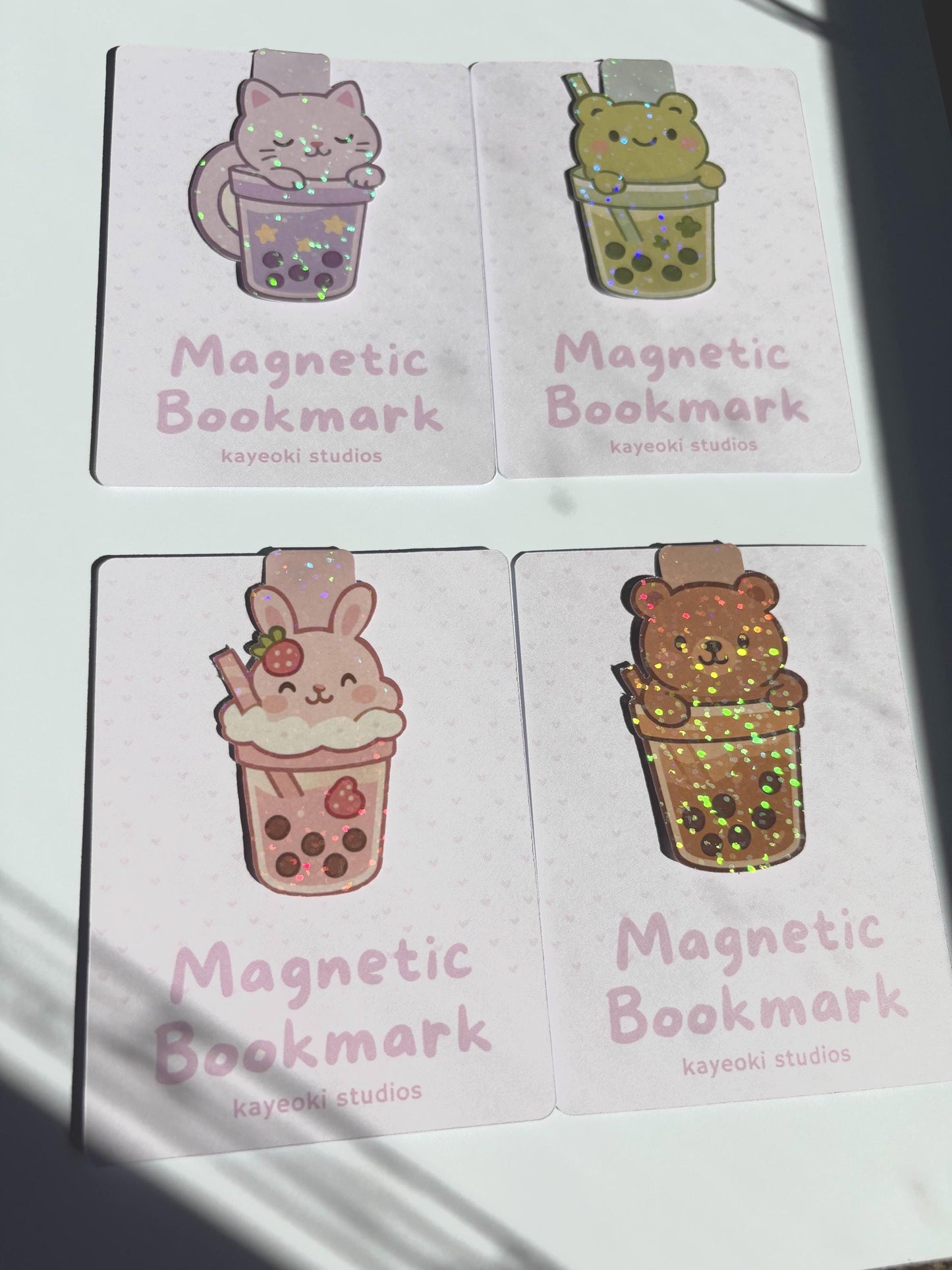Boba Buddies Magnetic Bookmarks