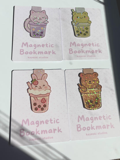 Boba Buddies Magnetic Bookmarks