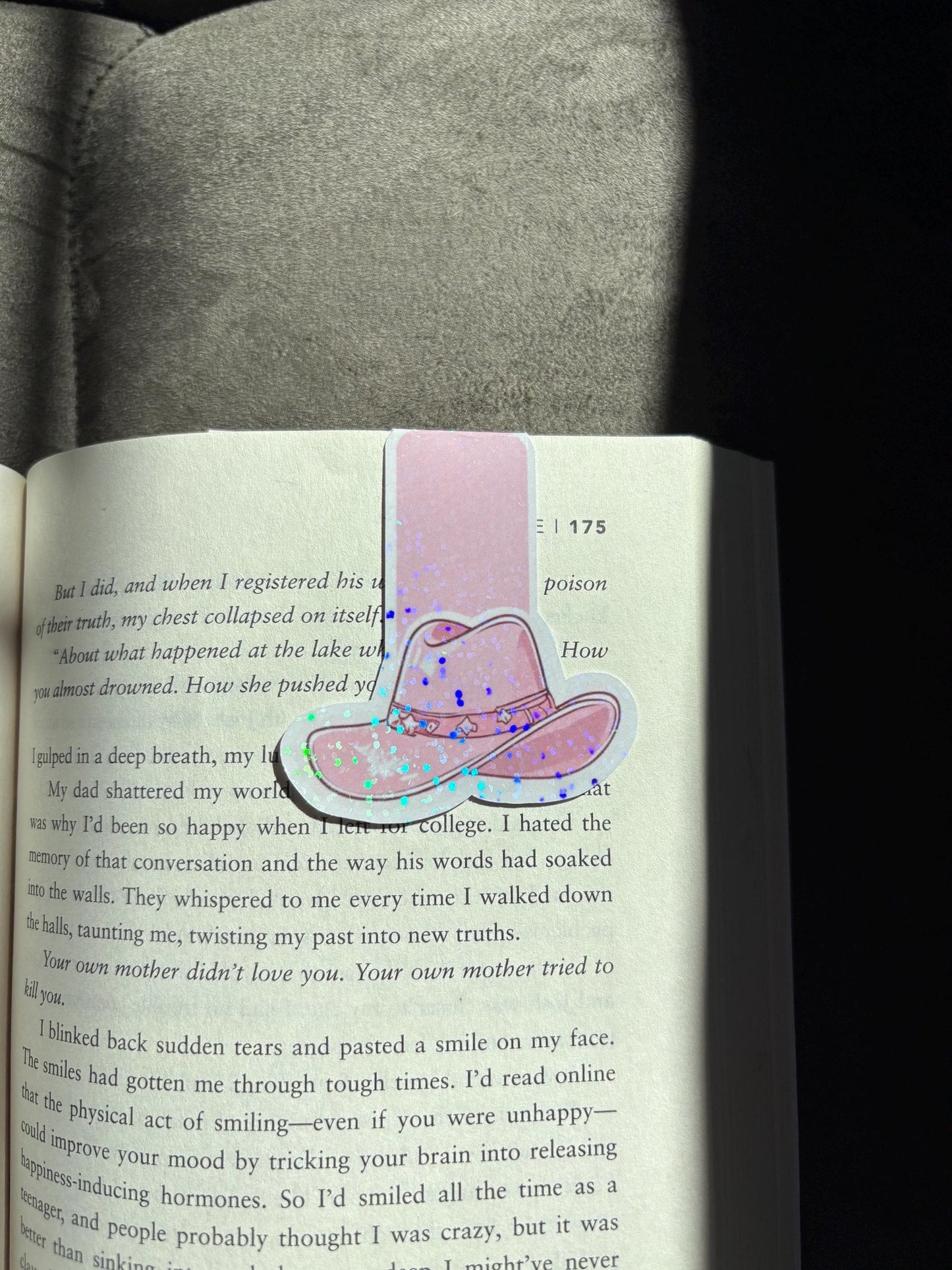 Pink Cowboy Hat Magnetic Bookmark