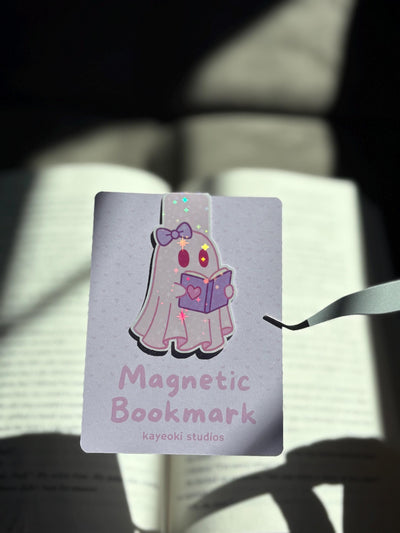 Pink Ghost Bookmark